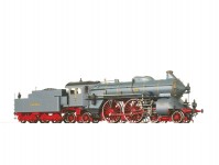 Brawa 70016 parní expresní lokomotiva S2/6 K.Bay.Sts.B. stříbrná DC BASIC+