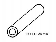 Albion Alltoys ct4m měděná trubka průměr 4,0/3,1 mm délka 305 mm 3 ks
