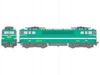 REE MB084S elektrická lokomotiva BB 9214 Oullins zelená Bordeaux SNCF DCC se zvukem