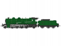 REE MB157S parní lokomotiva 141 C 331 s tendrem 25-174 PLM DCC se zvukem