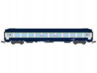 REE NW196 lůžkový vůz UIC B9c9x modrý / stříbrný SNCF