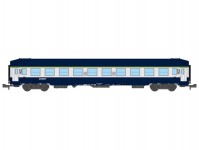 REE NW214 lůžkový vůz UIC B9c9x modrý / stříbrný SNCF