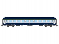 REE NW218 lůžkový vůz UIC B9c9x modrý / stříbrný SNCF