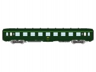 REE VB408 lůžkový vůz 2.třídy B9c9 zelený SNCF