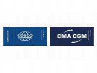 IGRA MODEL 98010028 set dvou kontejnerů Cosco a CMA-CGM