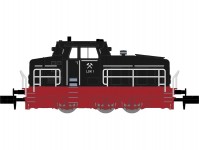 NME 123302 dieselová lokomotiva DHG 700 C důlní černá DCC