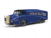 Liliput L937492 nákladní auto Rumpler RuV 31 tmavě modré se zlatým chladičem a černou střechou