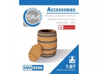 Small Models 056b dřevěný sud na pivo - otevřený 50ks