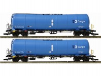 IGRA MODEL 96110029 2-dílný set kotlových vozů Zacns 98 ČD Cargo