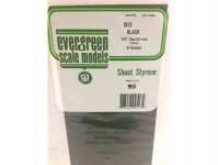 Evergreen 9513 deska černá, tloušťka 0,5mm formát 150 x 300mm 3 ks