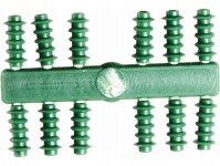 Sommerfeldt 850 izolátor zelený 4,5 x 9,6 mm 24 ks