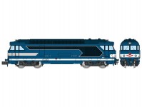 REE NW322 dieselová lokomotiva BB 67037modrá NÎMES MISTRAL SNCF