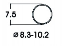 Roco 40068-KS bandáž 8,3 - 10,2 mm