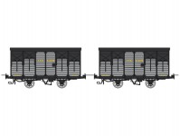 REE VM027 set zavřených vozů Kv 4078 a Kv 4075 CFD