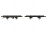 REE VM038 set plošinových vozů Hv 6596 a Hv 6155