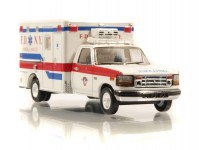 Brekina PCX870361 Ford F-350 Horton Ambulance 1997 FDNY bílá