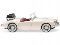 Wiking 81805 MG A Roadster perleťově bílý