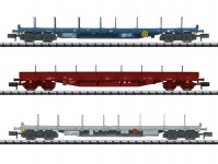 Trix 18723 set plošinových vozů SNCB CFL