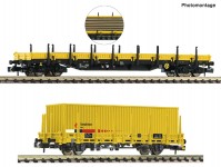 Fleischmann 880908 set klanicových vozů Strukton Rail
