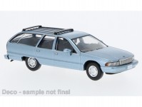Brekina PCX870455 Chevrolet Caprice Station Wagon světle modrý metalický 1991