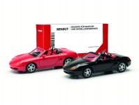 Herpa 013963 Minikit Porsche Boxster S červený + černý