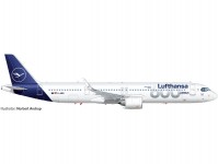 Herpa 537490 A321neo Lufthansa 600th Airbus