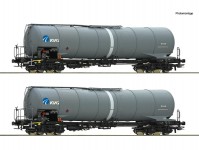 Roco 77463 dvojice kotlových vozů Zans GATX Rail Austria GATX