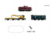 Roco 5110004 z21 start set s dieselovou lokomotivou BR 211 a jeřábovým vlakem DB