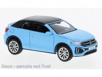 Brekina PCX870600 VW T-Roc Cabriolet zavřený světle modrý 2022