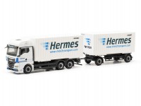 Herpa 317658 MAN TGX GX s přívěsem Hermes