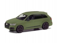 Herpa 420969-002 Audi Q7 tónovaná okna olivově zelené