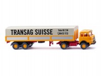 Wiking 51503 Krupp 806 návěs s plachtou Transag Suisse