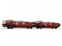 Liliput L230113 set výsypných vozů na štěrk SOB VI.epocha s nákladem štěrku