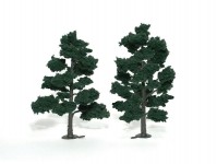 Woodland Scenics TR1517 listnaté stromy velké tmavě zelené 2 ks