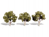 Woodland Scenics TR3535 listnaté stromy střední 3 ks