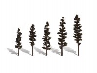 Woodland Scenics TR3560 jehličnaté stromy malé 5 ks