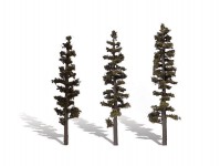 Woodland Scenics TR3562 jehličnaté stromy velké 3 ks