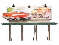 Woodland Scenics JP5793 osvětlený billboard Conoco