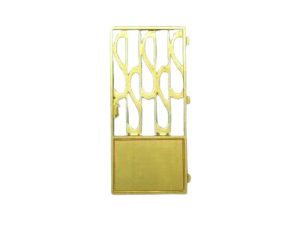 branka 90 x 200 cm s ozdobami  ve tvaru S - lept BDDP 23321