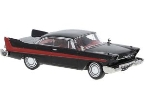 Plymouth Fury černý / červený 1958 Brekina 19682