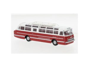 Ikarus 55 dálkový autobus bílá / červená 1968 Brekina 59472
