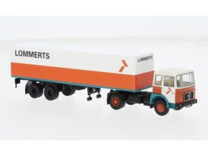 MAN F7 skříňový návěs Lommerts Brekina 78163