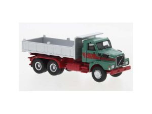 Volvo N 10 sklápěč zelený / červený 1980 Brekina 85650
