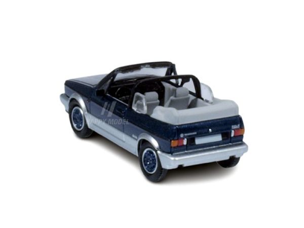 VW Golf I Cabriolet modrá metalíza Brekina PCX870311 - Image 2