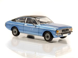 Ford Granada MK I Coupe modrá metalíza Brekina PCX870336