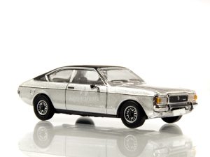 Ford Granada MK I Coupe stříbrná metalíza Brekina PCX870339