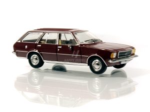 Opel Rekord D Caravan tmavě červený 1972 Brekina PCX870400