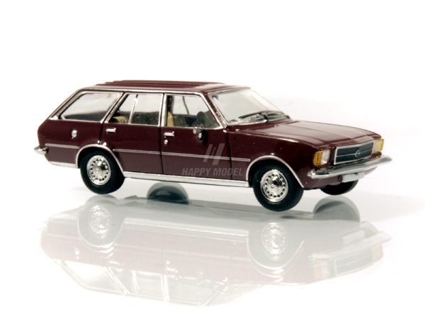 Opel Rekord D Caravan tmavě červený 1972 Brekina PCX870400