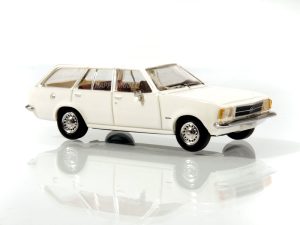 Opel Rekord D Caravan bílý 1972 Brekina PCX870402