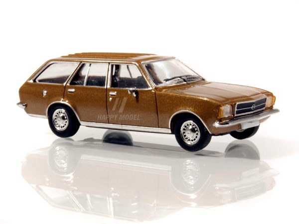 Opel Rekord D Caravan hnědá metalíza 1972 Brekina PCX870403